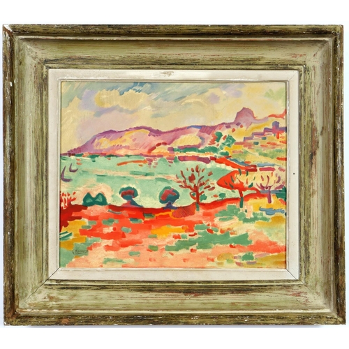 129 - GEORGES BRAQUE, ‘L’Estaque’ Lithograph in colours, signed in the plate Printed by Mourlot 1972 Frenc... 