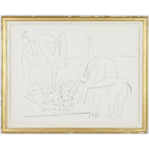 130 - PABLO PICASSO, lithograph on arches paper. Hand numbered in pencil, Edition: 200, Suite: Mes Dessin ... 