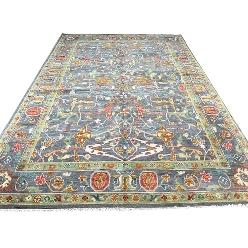 111 - FINE GAROUS DESIGN CARPET,  342cm x 248cm.