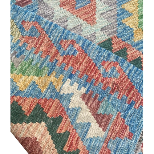 107 - ANATOLIAN LONG KILIM RUNNER, 580cm x 80cm.