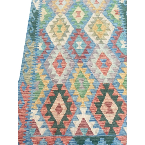 107 - ANATOLIAN LONG KILIM RUNNER, 580cm x 80cm.