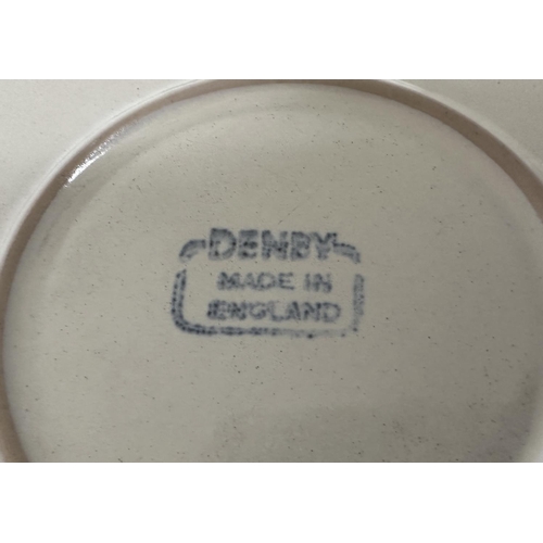 132 - DINNER SERVICE, Denby glazed Carthenware stamped 'made in England', a large service. (Qty)