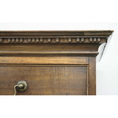 283 - CHEST ON CHEST, George III mahogany, circa 1760, in two parts with eight drawers, 178cm H x 113cm x ... 