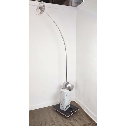 351 - FLOS ARCO FLOOR LAMP, 240cm H x 170cm L approx, by Achille and Pier Giacomo Castiglioni.