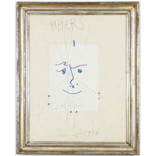 68 - PABLO PICASSO, ‘Frontispiece’ – Papiers Colles Original Lithograph 1966 - Edition: 300 Reference: Cr... 