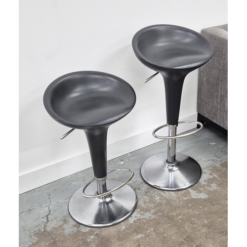 515 - MAGIS BOMBO BAR STOOLS, a pair, by Stefano Giovannoni, 85cm H at tallest. (2)