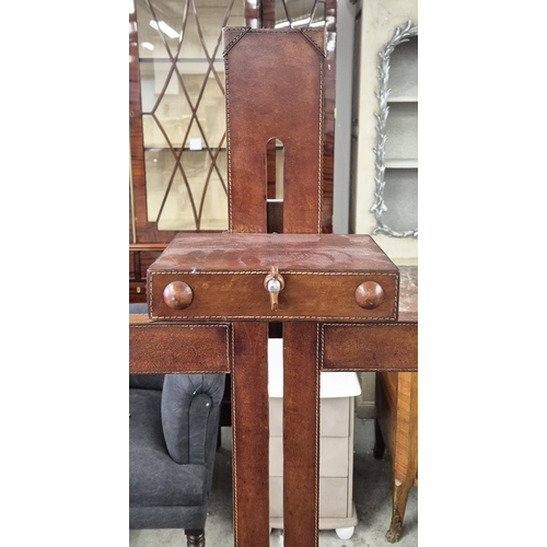 529 - MUFTI SHIKARI TV EASEL, 130.5cm x 50cm x 160cm approx.