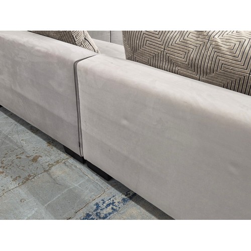 454 - MICHAEL TYLER FURNITURE CARRERA UNIT SYSTEM SOFA, 350cm x 305cm x 95cm approx.