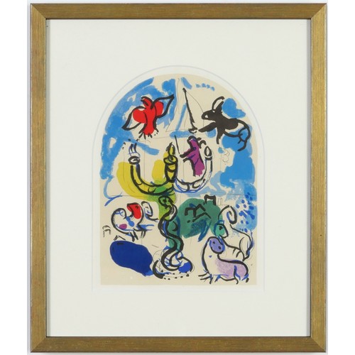 100 - MARC CHAGALL, 'The Twelve Tribes', a set of twelve lithographs, printed by Mourlot 1962, 30cm x 24cm... 