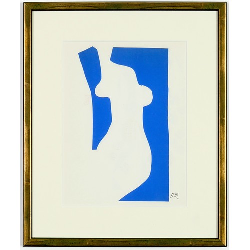 101 - HENRI MATISSE, a set of four, blue nudes lithographs, 17cm x 24cm each.