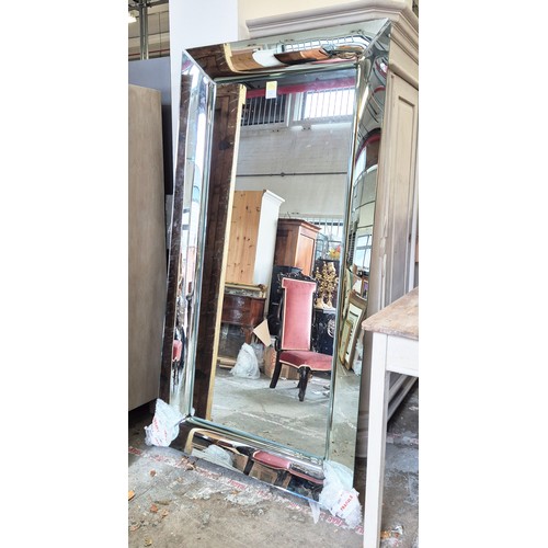 512 - WALL MIRROR, contemporary minimalist style design, 194.5cm x 104.5cm.