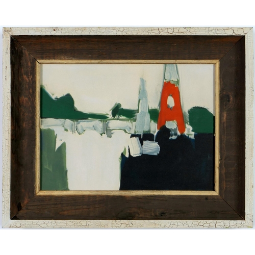 91 - NICOLAS DE STAEL, Paris, lithograph, Pierre Levy edition, printed by Mourlot, vintage French frame, ... 