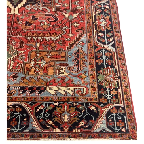 97 - ANTIQUE PERSIAN SERAPI CARPET, early 20th century, 340cm x 232cm