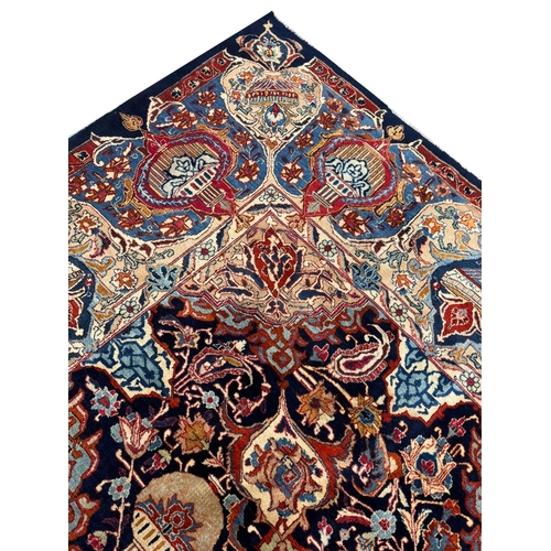 104 - FINE DECORATIVE PERSIAN CARPET, 394cm x 310cm.