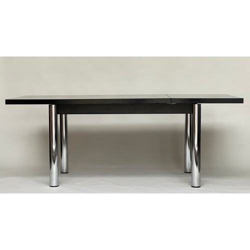 301 - DINING TABLE, Habitat, Marcel Breuer Cesca, mid 20th century, extending, ash and chrome, 194cm x 91c... 