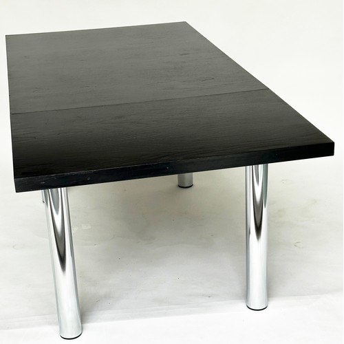 301 - DINING TABLE, Habitat, Marcel Breuer Cesca, mid 20th century, extending, ash and chrome, 194cm x 91c... 