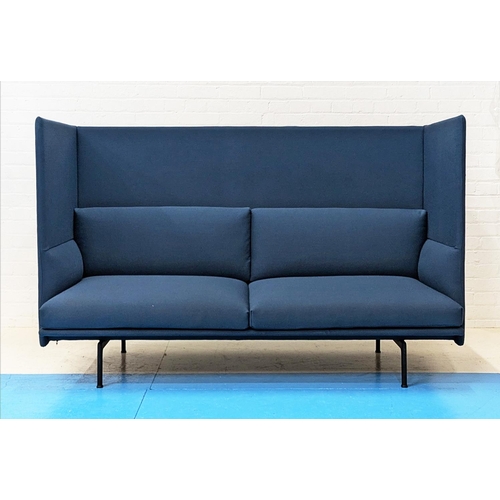 504 - MUUTO OUTLINE HIGH BACKED SOFA, by Anderssen & Voll, 116cm H x 170cm W x 75cm D.