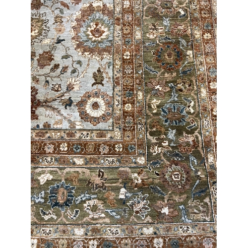 117 - INDIAN AGRA CARPET, 530cm x 297cm.