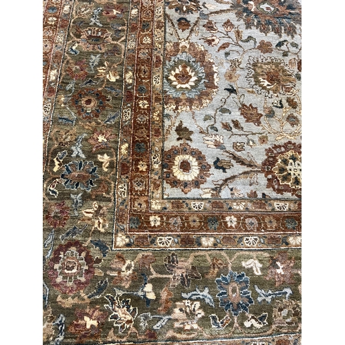 117 - INDIAN AGRA CARPET, 530cm x 297cm.