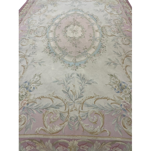 118 - AUBUSSON CARPET, 506cm x 327cm.