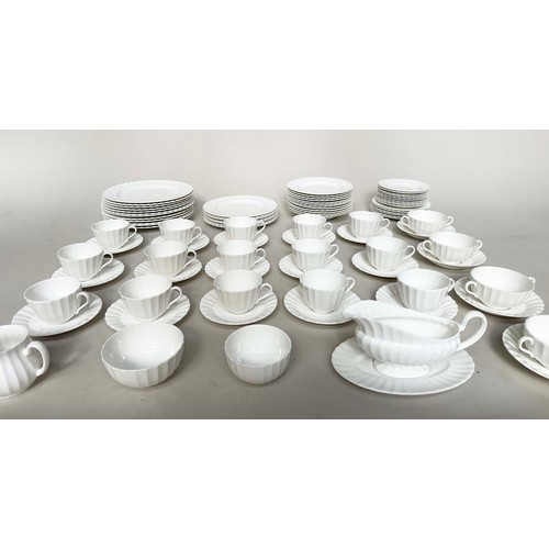 180 - DINNER SERVICE, English Fine Bone China, Royal Worcester candlelight, approx' 90 pieces.