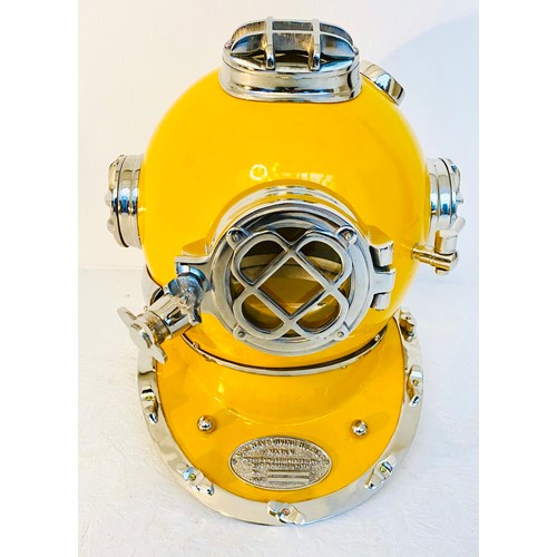 372 - DECORATIVE REPRODUCTION DIVER'S HELMET, 40cm H.