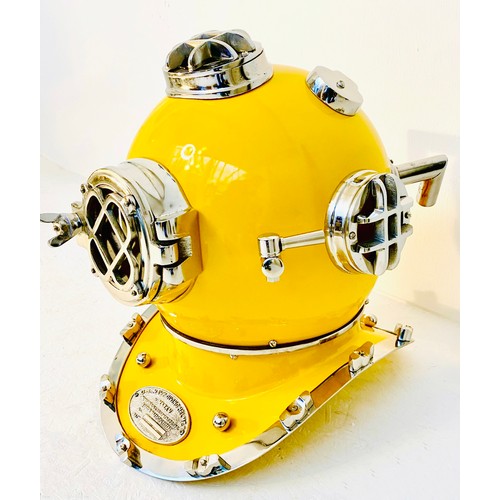 372 - DECORATIVE REPRODUCTION DIVER'S HELMET, 40cm H.