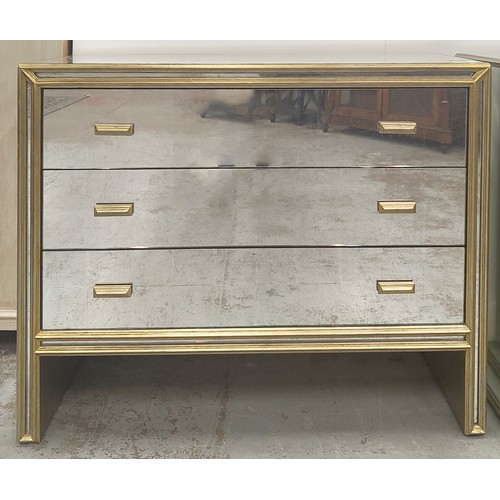 390 - JULIAN CHICHESTER TEMPLE CHEST, 110cm W x 45cm D x 88cm H.