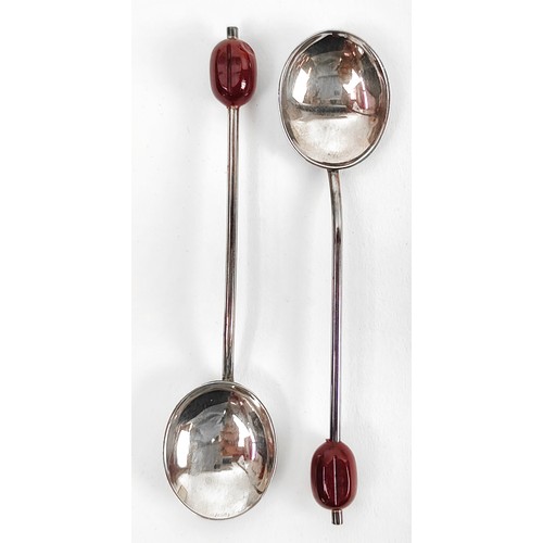 19 - A COLLECTION OF ASSORTED BOXED STERLING SILVER TEA AND COFFEE SPOONS, by Mappin and Webb, and variou... 