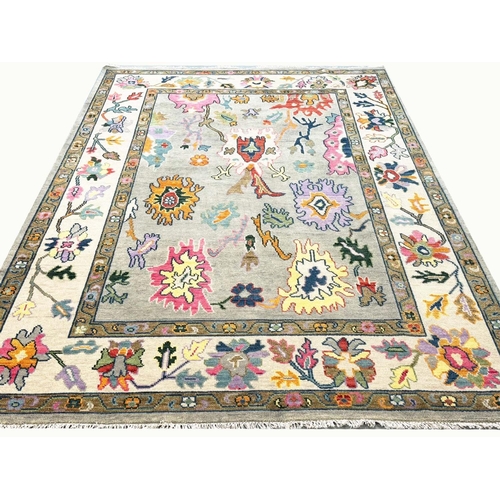 112 - FINE CONTEMPORARY OUSHAK CARPET, 300cm x 202cm.