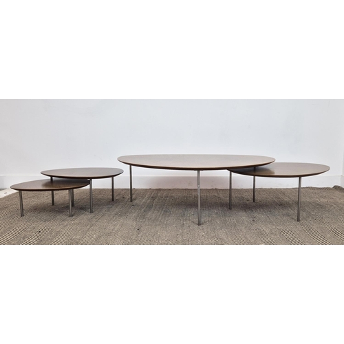 305 - STUA ECLIPSE NEST OF TABLES, by Jon Gasca, largest 110cm D x 77cm x 35cm H. (4)