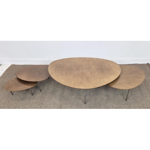 305 - STUA ECLIPSE NEST OF TABLES, by Jon Gasca, largest 110cm D x 77cm x 35cm H. (4)