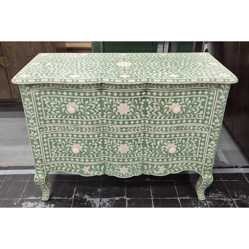 414 - GRAHAM & GREEN HOME CHEST OF DRAWERS, 103cm x 48cm x 74.5cm approx.