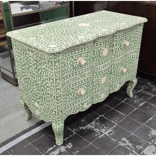 414 - GRAHAM & GREEN HOME CHEST OF DRAWERS, 103cm x 48cm x 74.5cm approx.