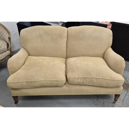 498 - SOFA, Howard style, 154cm W approx.