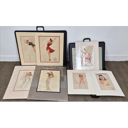 51 - VARGAS GIRL PRINTS, a collection of approximately 27 in two folios