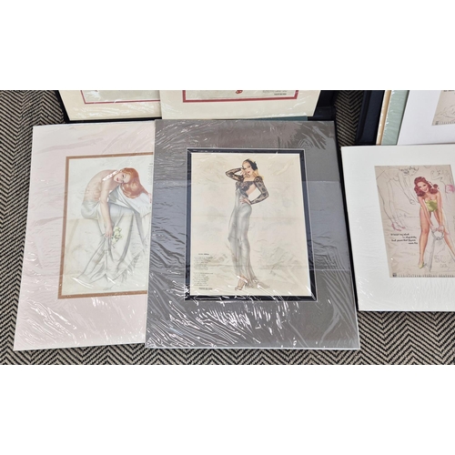 51 - VARGAS GIRL PRINTS, a collection of approximately 27 in two folios