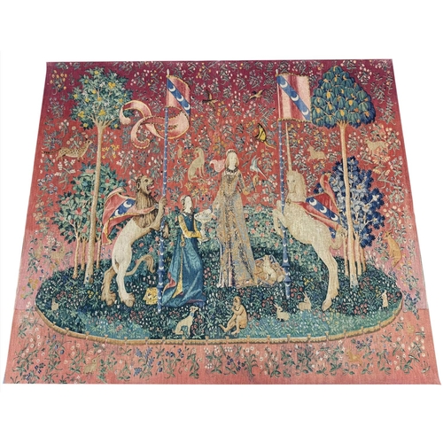 102 - FRENCH CLASSICAL TAPESTRY, 163cm x 145cm.