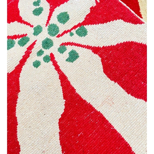 103 - CONTEMPORARY BOTANICAL CARPET, 260cm x 182cm.