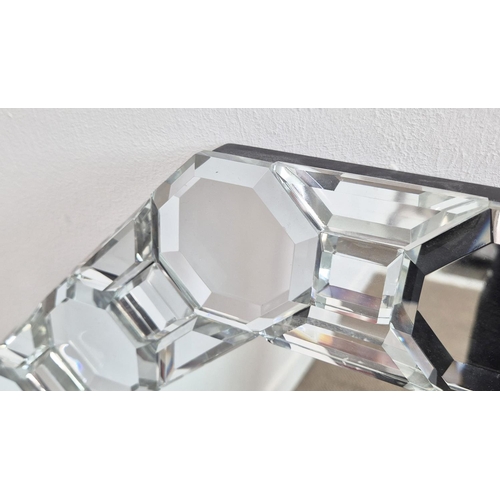 401 - VAUGHAN WALL MIRROR, lozenge shaped, 101cm H x 77cm W.