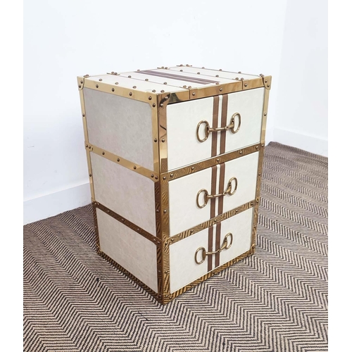 414 - ARTSOME FOR COACH HOUSE COLLECTION CHEST OF DRAWERS, 48.5cm x 43.5cm x 69.5cm approx.