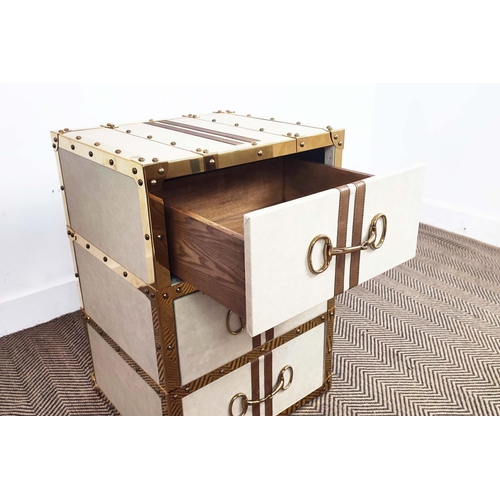 414 - ARTSOME FOR COACH HOUSE COLLECTION CHEST OF DRAWERS, 48.5cm x 43.5cm x 69.5cm approx.