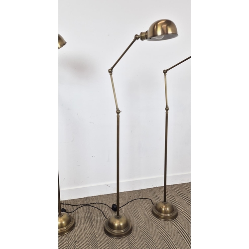 415 - EICHHOLTZ SOHO FLOOR LAMPS, a set of three, 181.5cm H at tallest approx. (3)