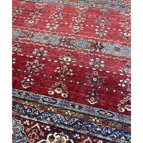 99 - PERSIAN TRIBAL RUG, 212cm x 155cm.