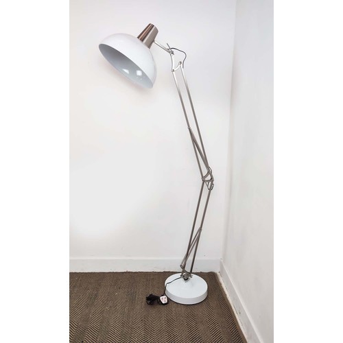 433 - FLOOR LAMP, Anglepoise inspired design, 213cm at tallest approx.