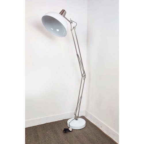 433 - FLOOR LAMP, Anglepoise inspired design, 213cm at tallest approx.