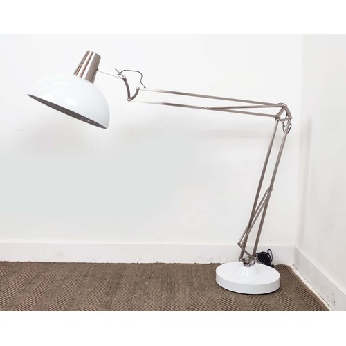 433 - FLOOR LAMP, Anglepoise inspired design, 213cm at tallest approx.