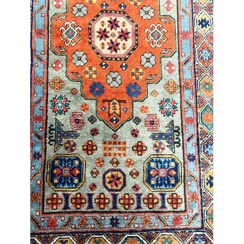 98A - SOUTH WEST PERSIAN RUG, 206cm x 157cm, together with three other smaller Persian rugs. (4)