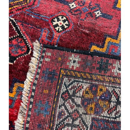 98A - SOUTH WEST PERSIAN RUG, 206cm x 157cm, together with three other smaller Persian rugs. (4)