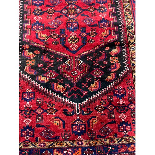 98A - SOUTH WEST PERSIAN RUG, 206cm x 157cm, together with three other smaller Persian rugs. (4)